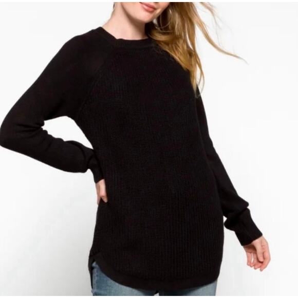RD Style Sweaters - RD Style Rowca Cotton Blend Black Crew Neck Sweater Stitch Fix Exclusive
